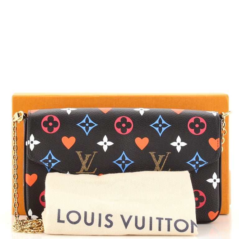 Louis Vuitton Felicie Pochette Limited Edition Game On Multicolor