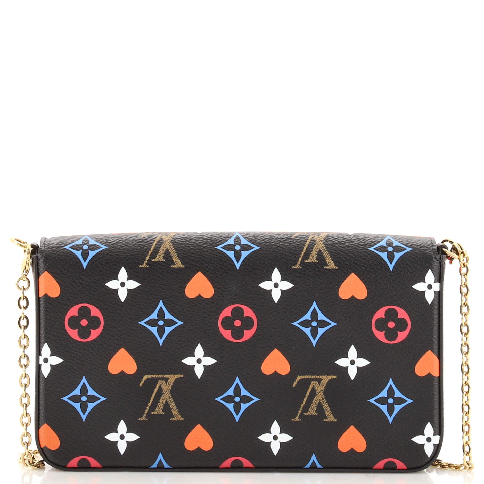 Louis Vuitton Felicie Pochette Limited Edition Game On Multicolor Monogram In Good Condition In NY, NY