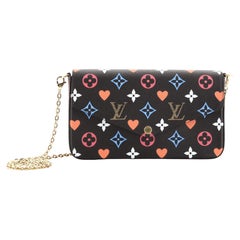 Louis Vuitton Felicie Pochette Limited Edition Game On Multicolor Monogram  at 1stDibs