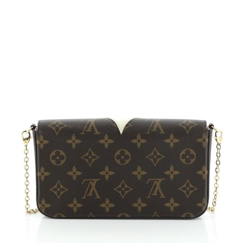 Louis Vuitton Felicie Pochette Limited Edition Lovely Birds Monogram Canvas In Good Condition In NY, NY