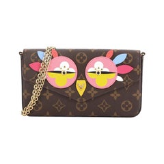 Louis Vuitton Felicie Pochette Limited Edition Lovely Birds Monogram Canvas