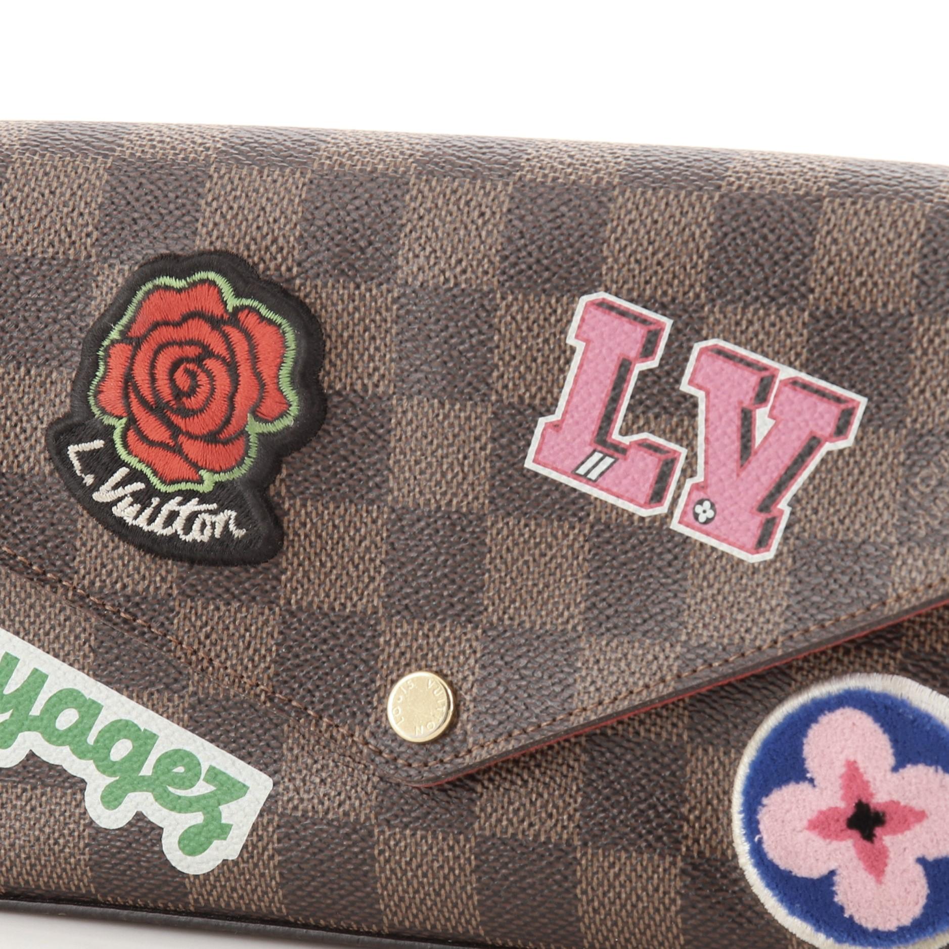 Louis Vuitton Felicie Pochette Limited Edition Patches Damier 1