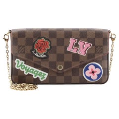 Louis Vuitton Felicie Pochette Limited Edition Patches Damier