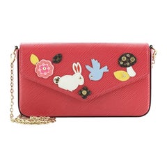 Louis Vuitton Felicie Pochette Limited Edition Patchwork- Epi-Leder