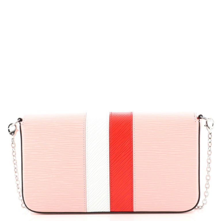 Louis Vuitton Pochette Felicie Epi (Without Accessories) Coquelicot in  Leather with Silver-tone - US