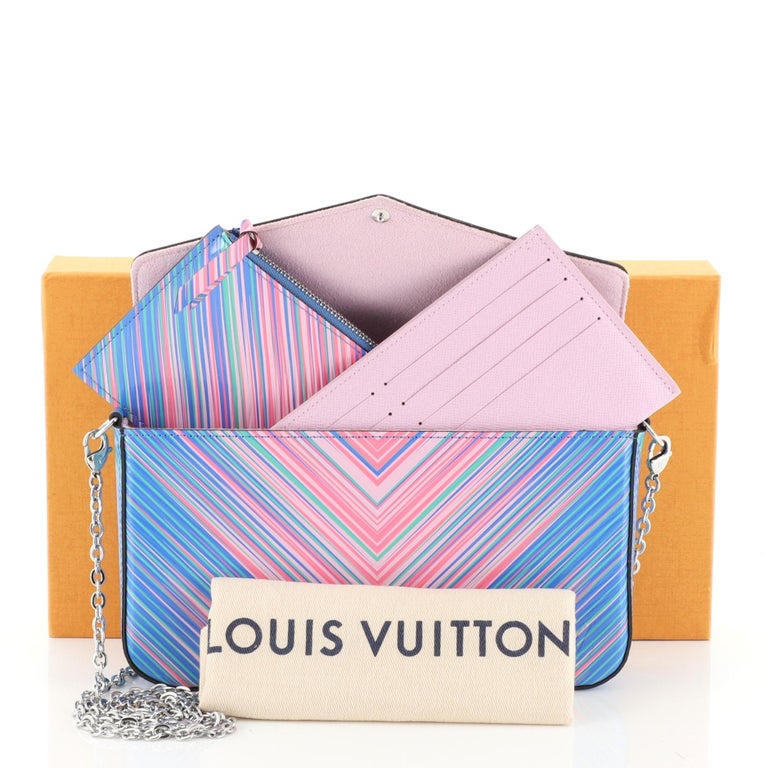 Louis Vuitton Felicie Pochette Limited Edition Tropical Epi Leather For Sale at 1stdibs