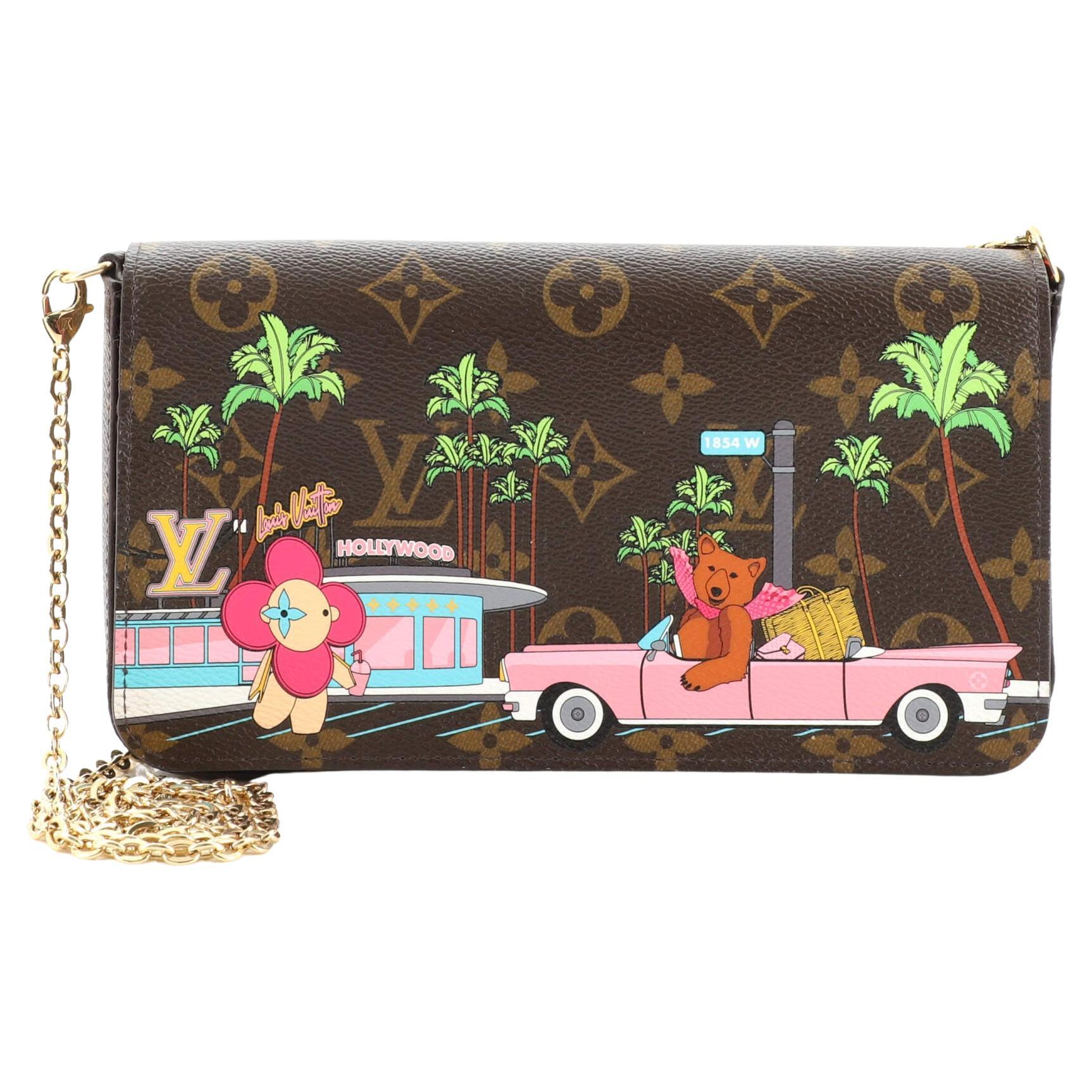 Louis Vuitton Felicie Pochette Limited Edition Vivienne Xmas Monogram Can