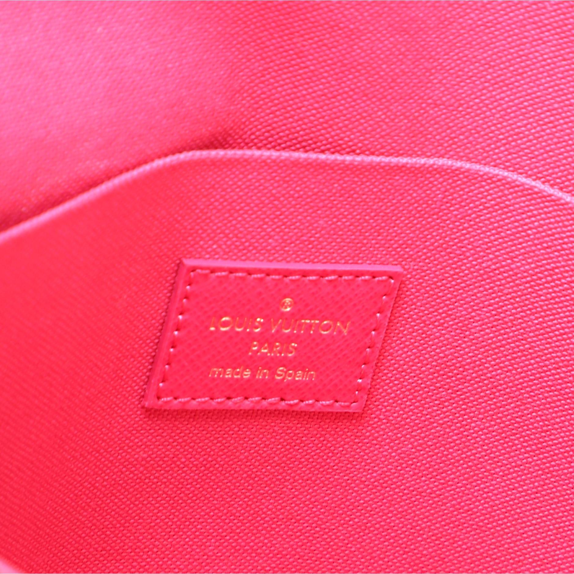 Louis Vuitton Felicie Pochette Limited Edition Vivienne Xmas Monogram Canvas 2
