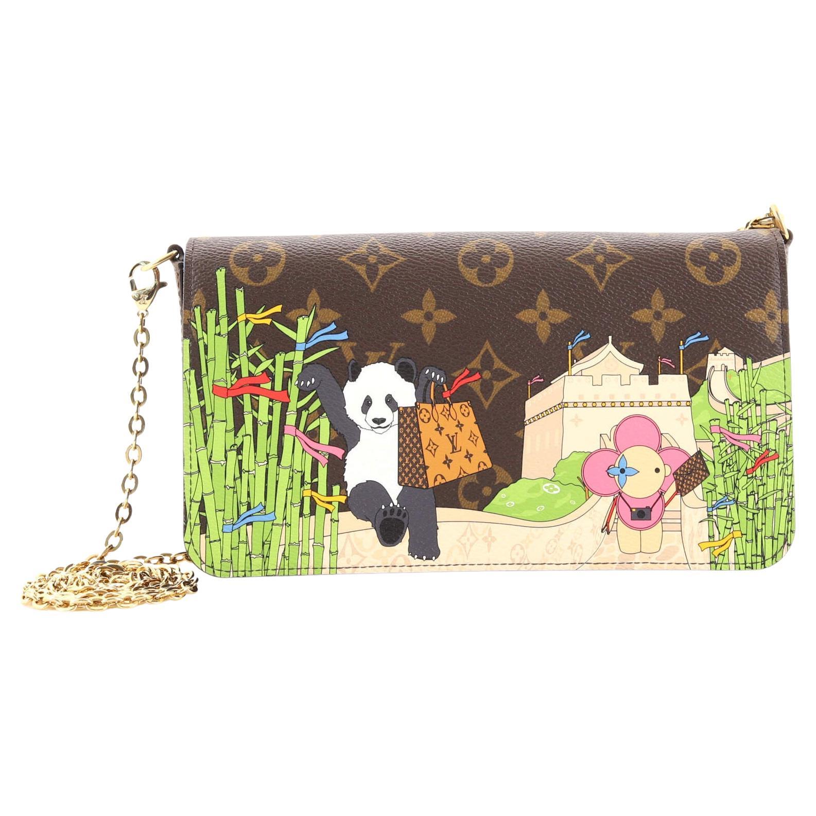 Louis Vuitton Felicie Pochette Limited Edition Vivienne Xmas Monogram
