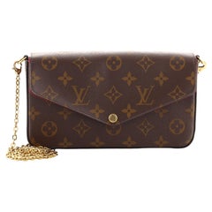 Louis Vuitton Monogram Pink Dog Pochette Felicie Crossbody 1217lv24