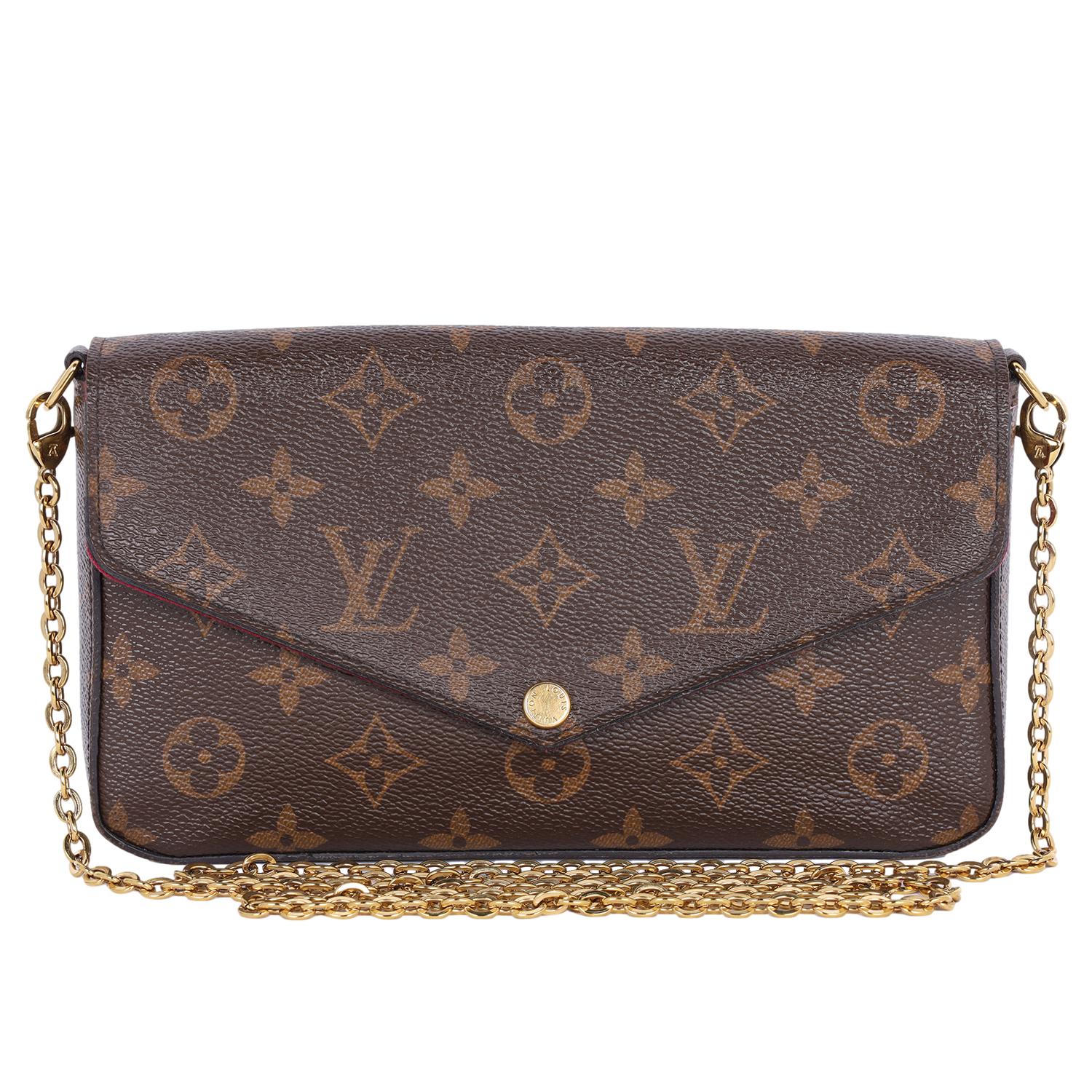 Louis Vuitton Félicie Pochette Monogram Cross Body Bag In Good Condition In Salt Lake Cty, UT