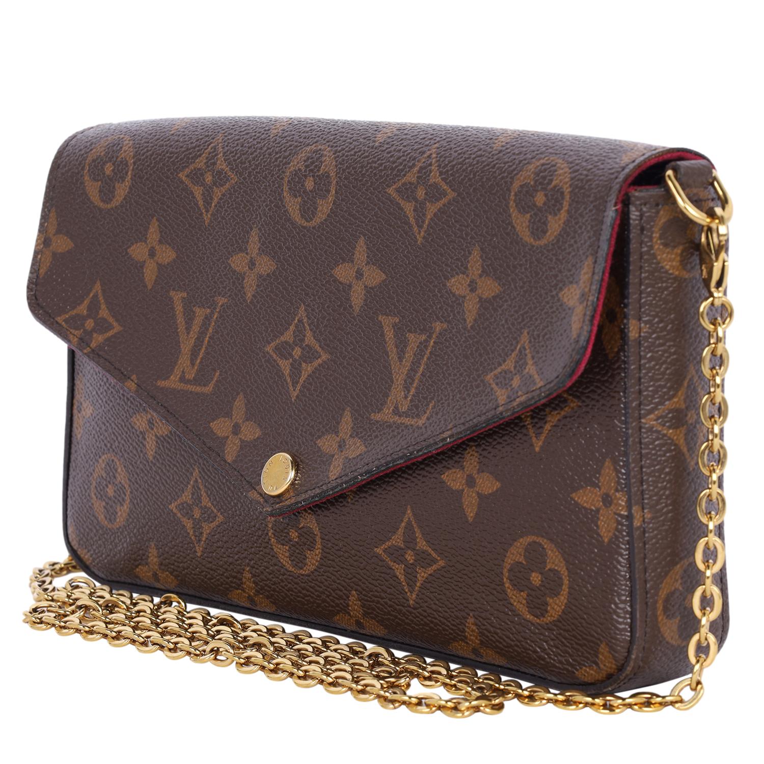 Louis Vuitton Félicie Pochette Monogram Cross Body Bag 1