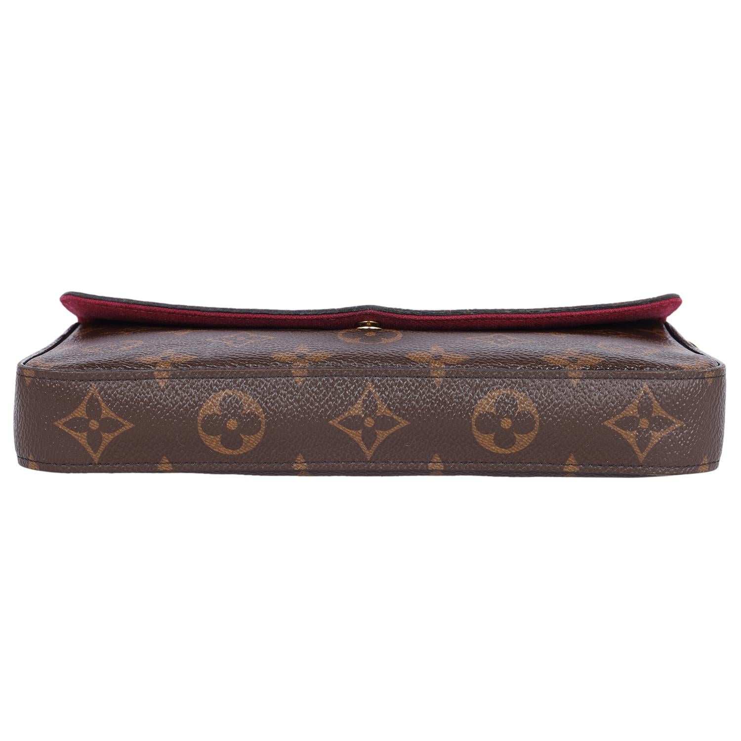Louis Vuitton Félicie Pochette Monogram Cross Body Bag 5