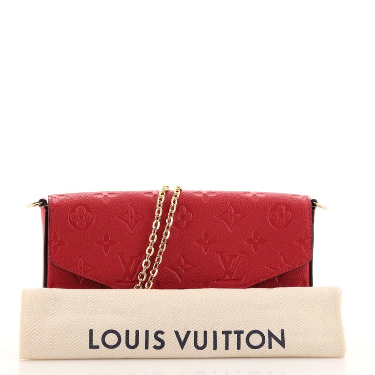 Louis Vuitton Felicie Pochette Monogram Empreinte Leather at 1stDibs