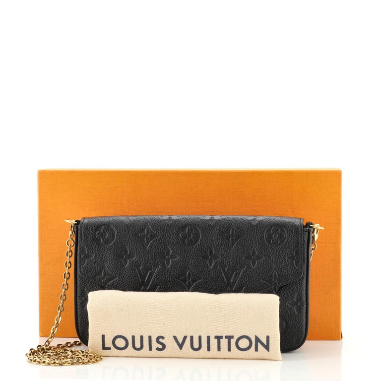 Louis Vuitton Felicie Pochette Monogram Empreinte Leather at 1stDibs