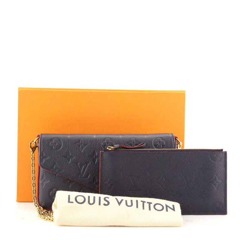 Louis Vuitton M81359 Monogram Empreinte Leather Felissie Pochette
