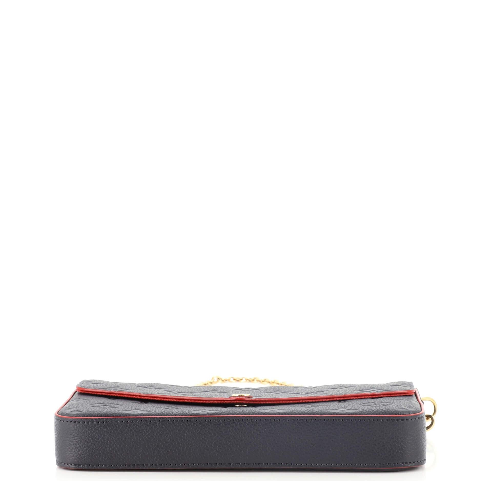 Louis Vuitton Felicie Pochette Monogram Empreinte Leather 1