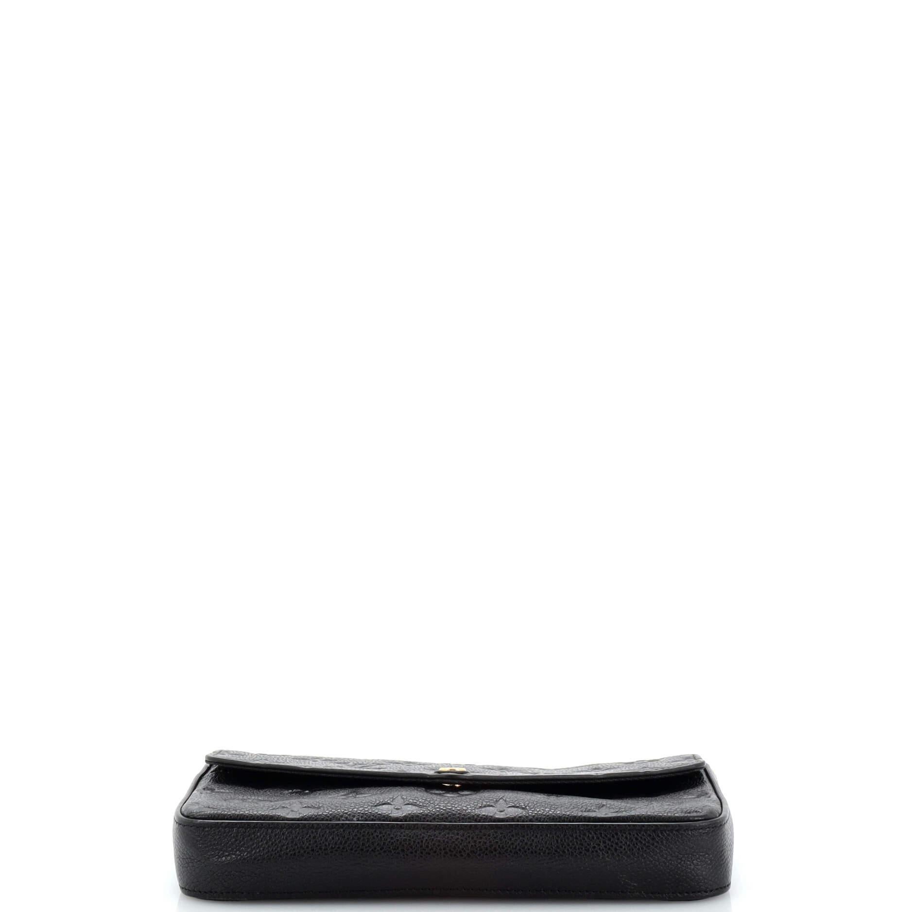 Louis Vuitton Felicie Pochette Monogram Empreinte Leather In Good Condition In NY, NY
