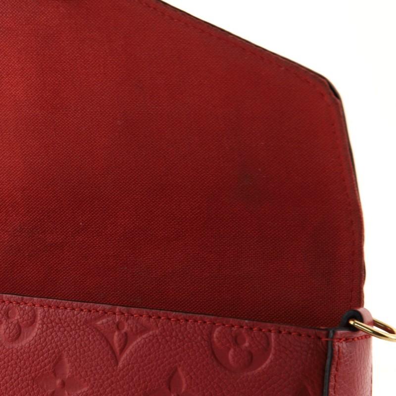 Louis Vuitton Felicie Pochette Monogram Empreinte Leather In Fair Condition In NY, NY