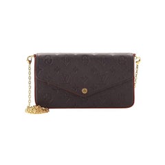 Louis Vuitton Felicie Pochette Monogram Empreinte Leather