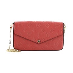 Louis Vuitton Felicie Pochette Monogram Empreinte Leather