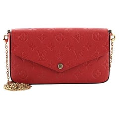 Louis Vuitton Felicie Pochette Monogram Empreinte Leather