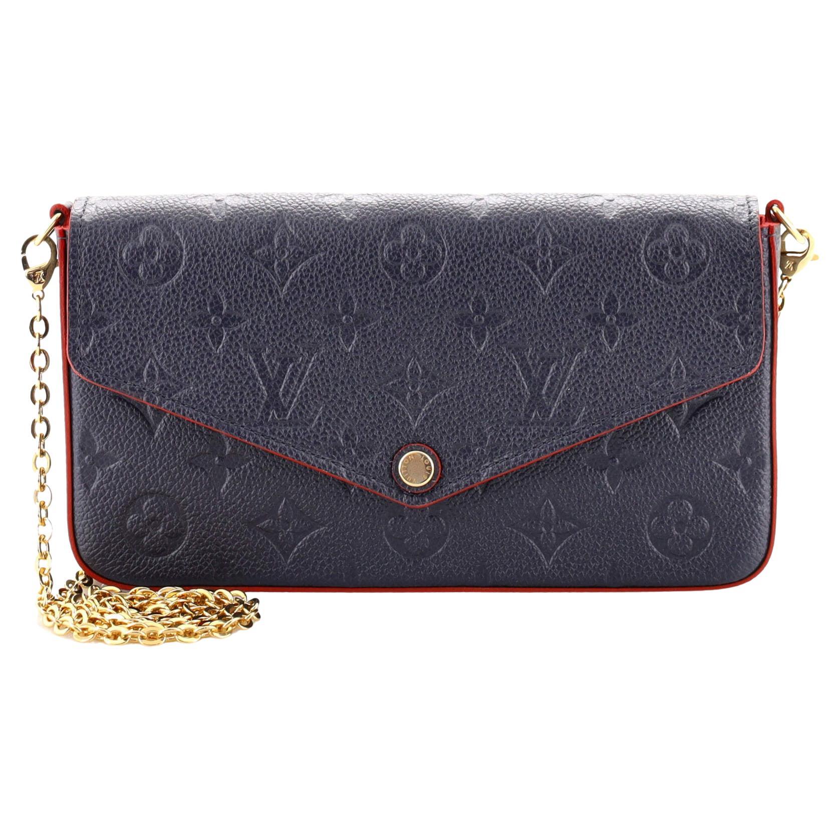 Louis Vuitton Felicie Pochette Monogram Empreinte Leather