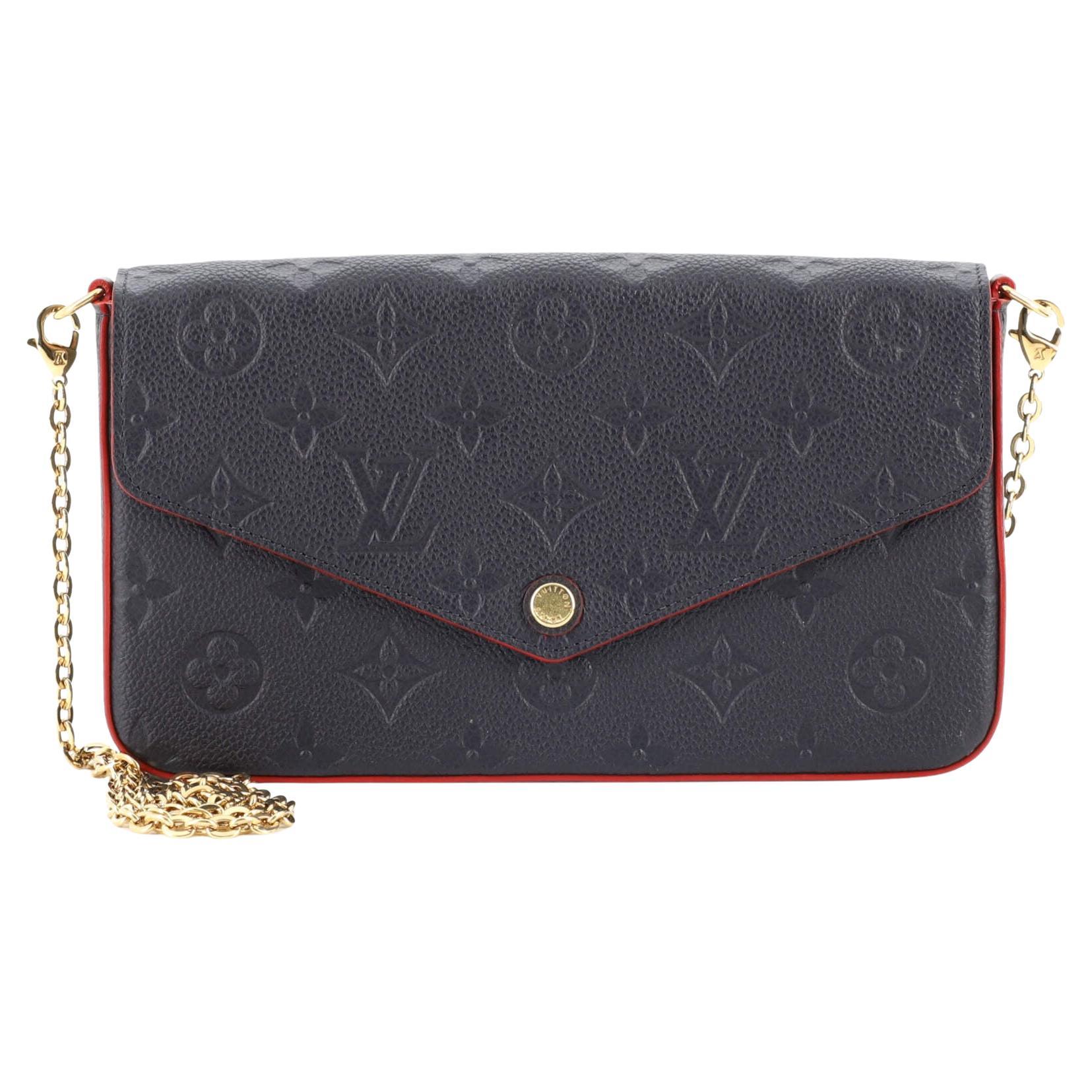 Louis Vuitton Felicie Pochette Monogram Empreinte Leather