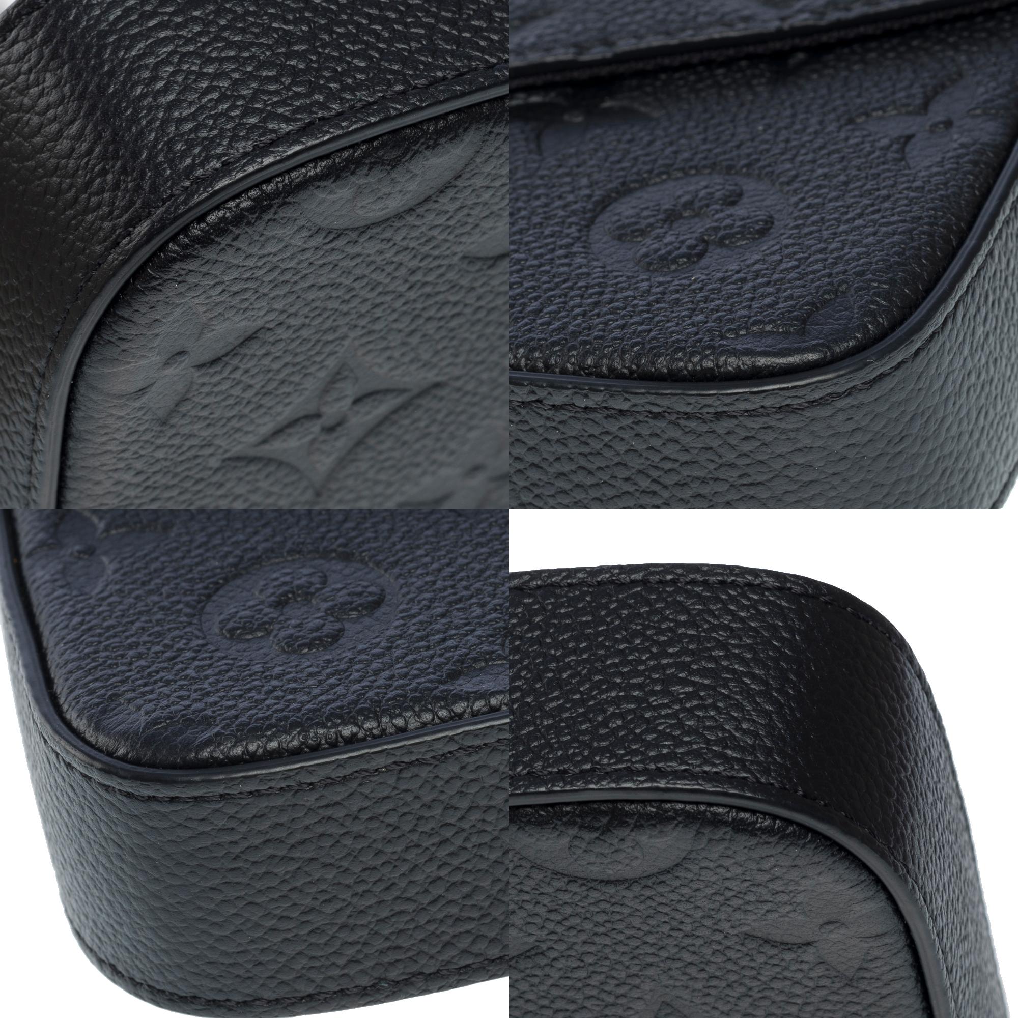 Louis Vuitton Felicie Pochette shoulder bag in black monogram leather, GHW For Sale 7
