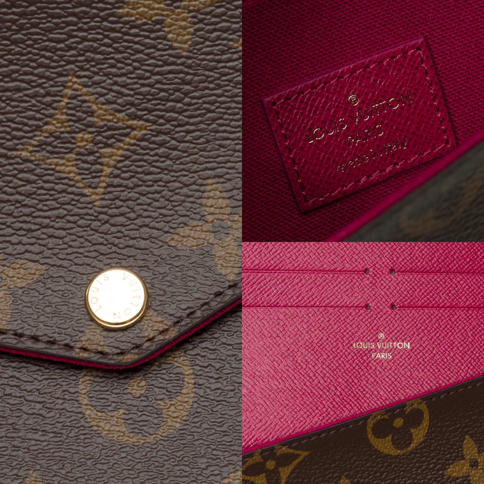 Louis Vuitton Felicie Pochette shoulder bag in Brown Monogram Canvas, GHW 3
