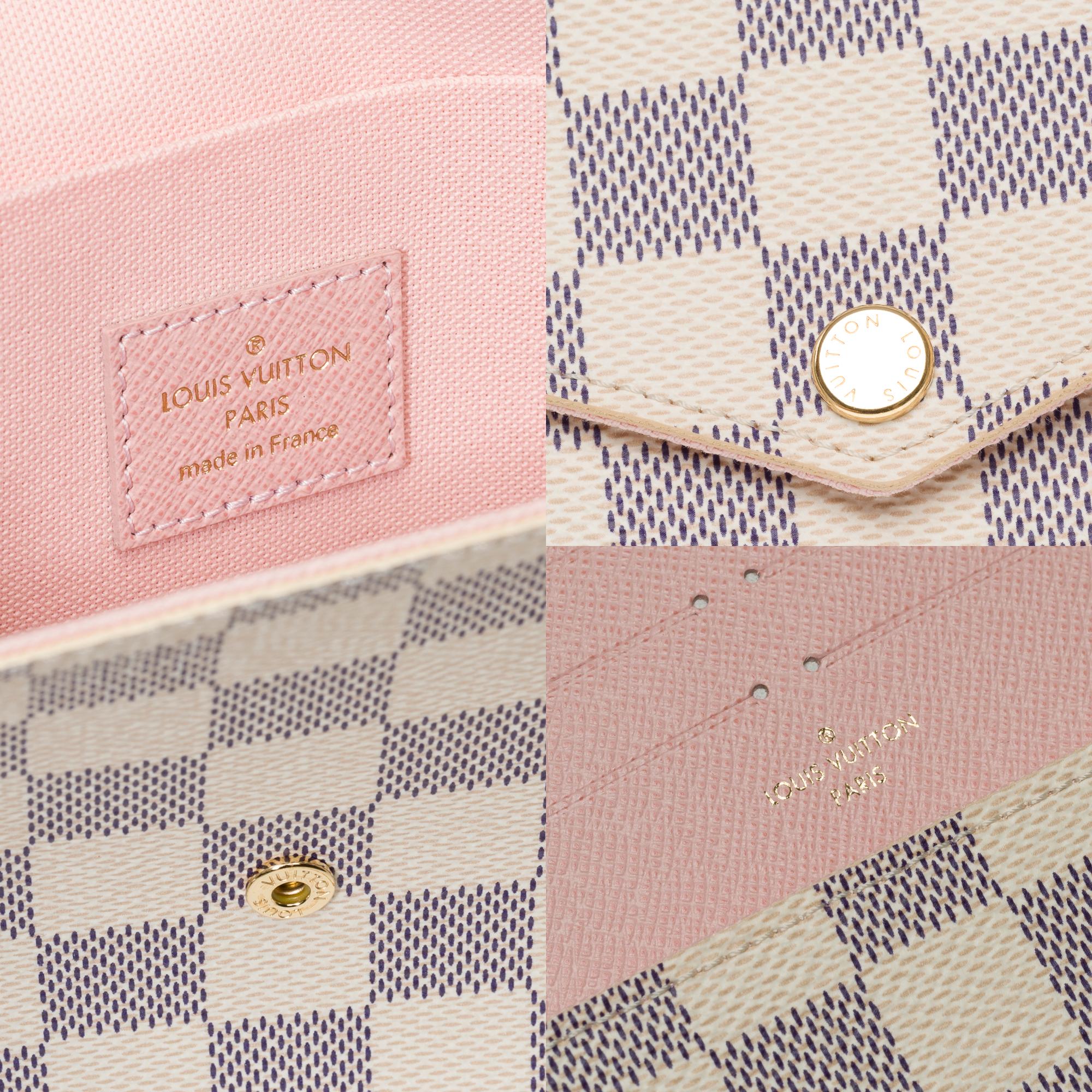 Louis Vuitton Felicie Pochette shoulder bag in Damier Azur Canvas, GHW 3