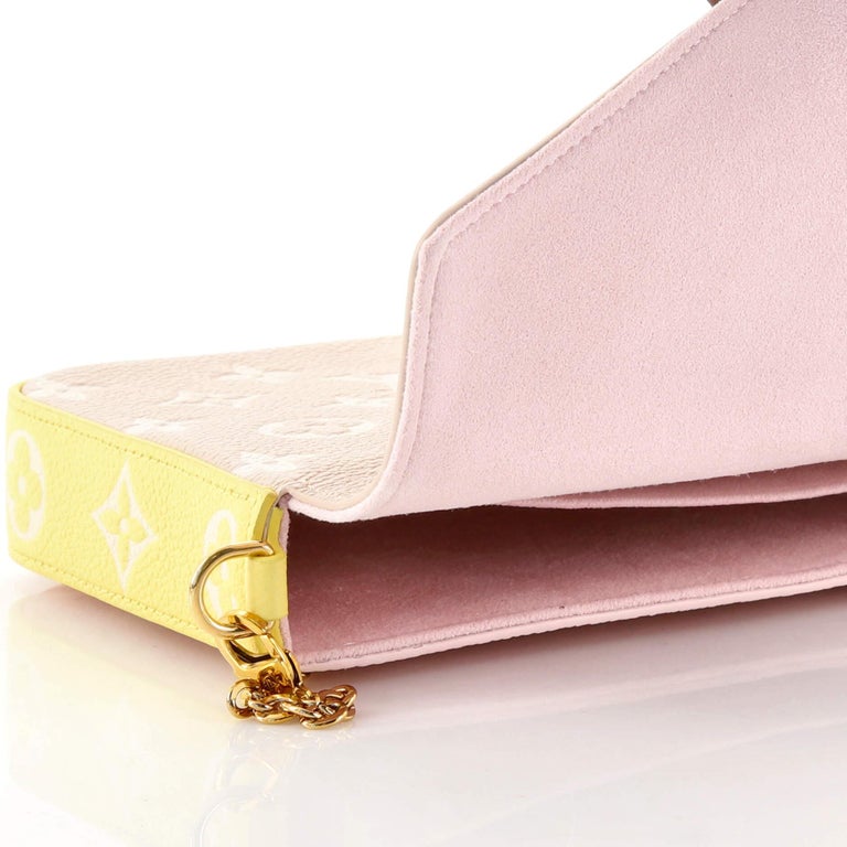 Louis Vuitton Felicie Pochette Monogram Empreinte Leather at 1stDibs  felicie  pochette pink, lv felicie pochette, louis vuitton pochette felicie rose  ballerine
