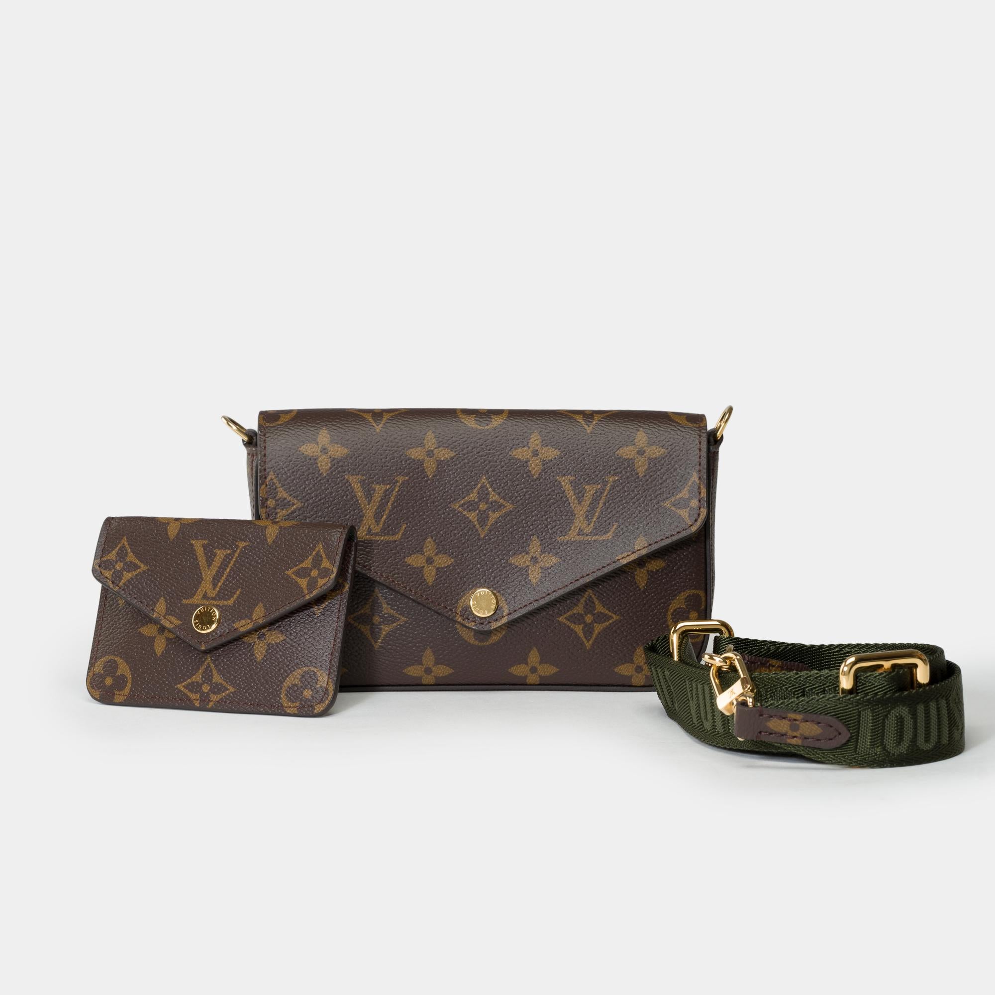 Inspired​ ​by​ ​the​ ​versatile​ ​Félicie​ ​Pochette,​ ​the​ ​Félicie​ ​Strap​ ​&​ ​Go​ ​in​ ​iconic​ ​Monogram​ ​canvas​ ​offers​ ​even​ ​more​ ​options.​ ​The​ ​main​ ​pouch​ ​holds​ ​everyday​ ​essentials,​ ​including​ ​a​ ​smartphone,​ ​while​