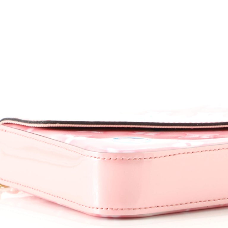 LOUIS VUITTON Vernis Valentine Zippy Wallet Light Pink Neon | FASHIONPHILE