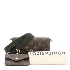 Louis Vuitton Felicie Strap & Go Handbag Monogram Canvas