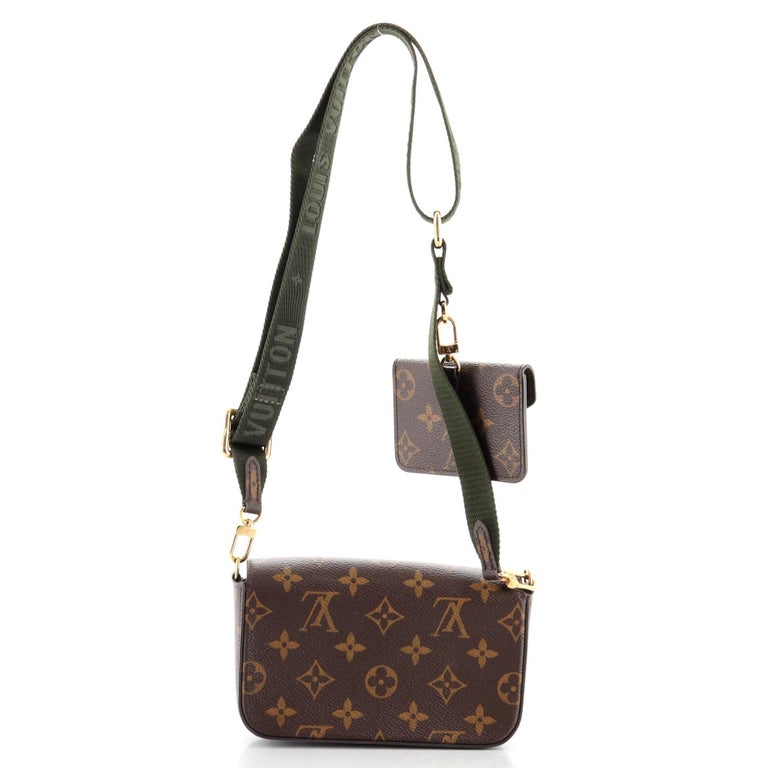 Louis Vuitton Monogram Felicie Strap & Go - Brown Shoulder Bags