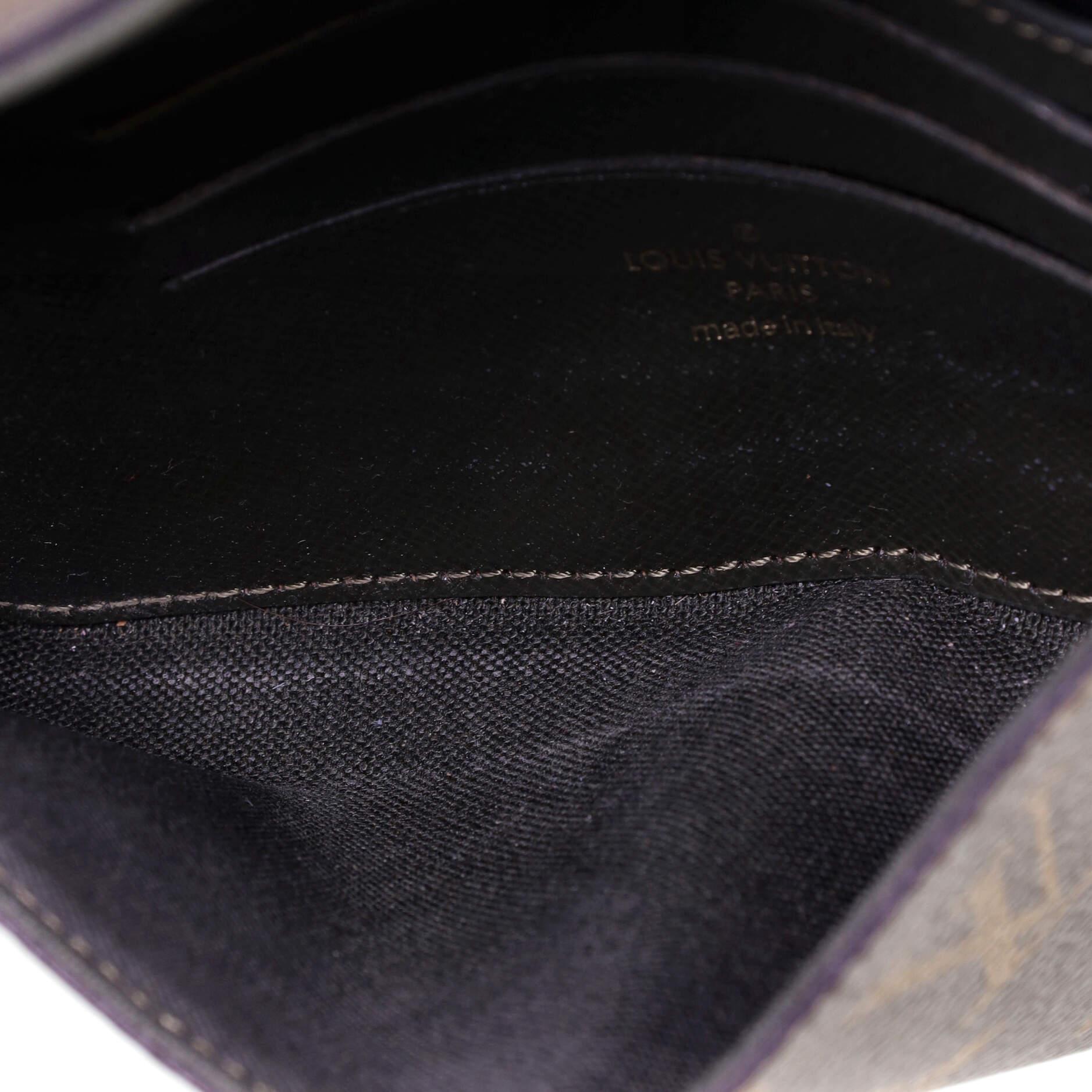 Black Louis Vuitton Felicie Strap & Go Handbag Monogram Canvas