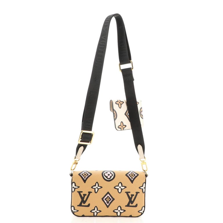 Louis Vuitton Felicie Strap & Go Handbag Wild at Heart Monogram