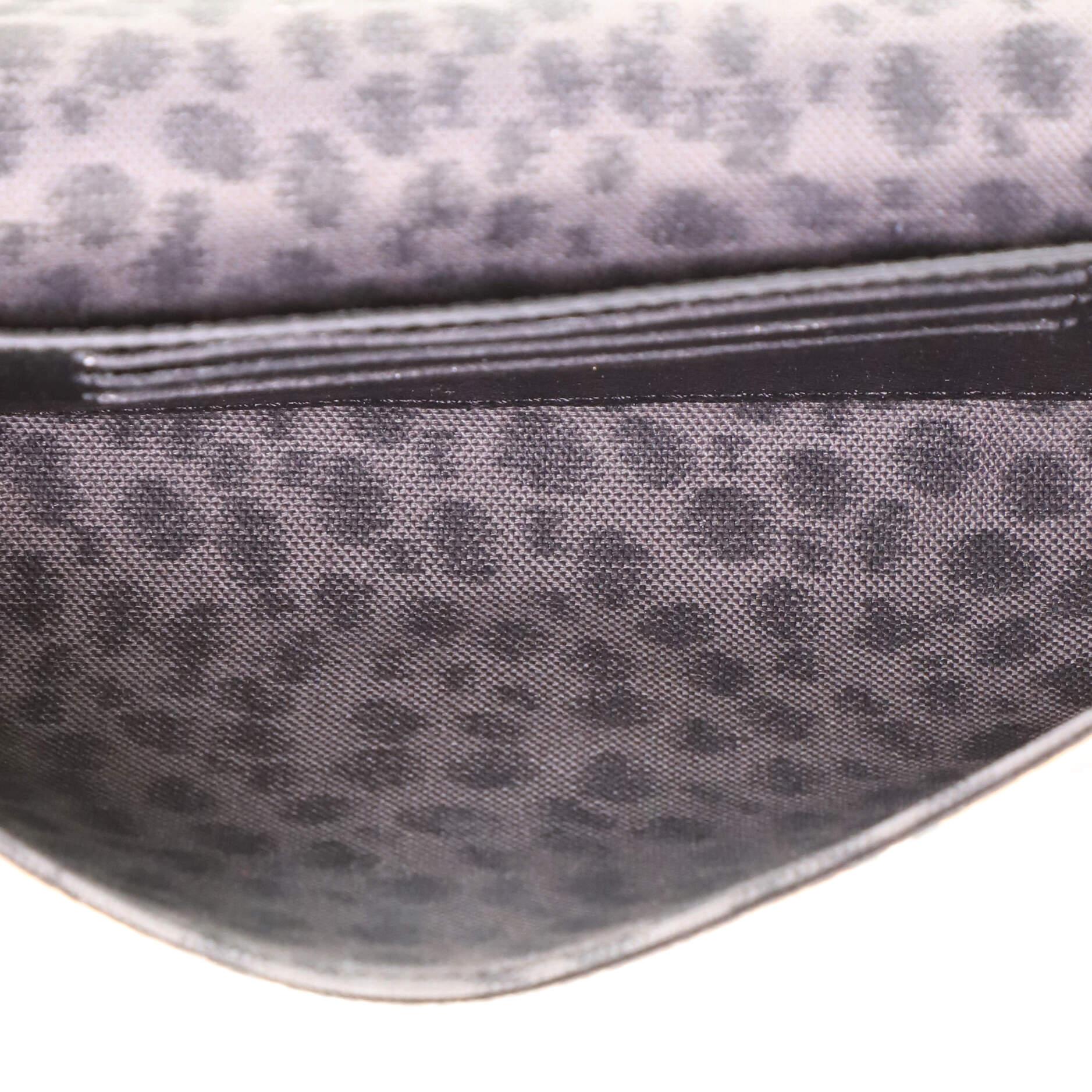 Brown Louis Vuitton Felicie Strap & Go Handbag Wild at Heart Monogram Giant