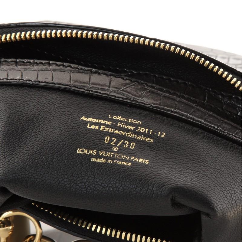 Louis Vuitton Fetish Lockit Cuff Clutch Crocodile 3