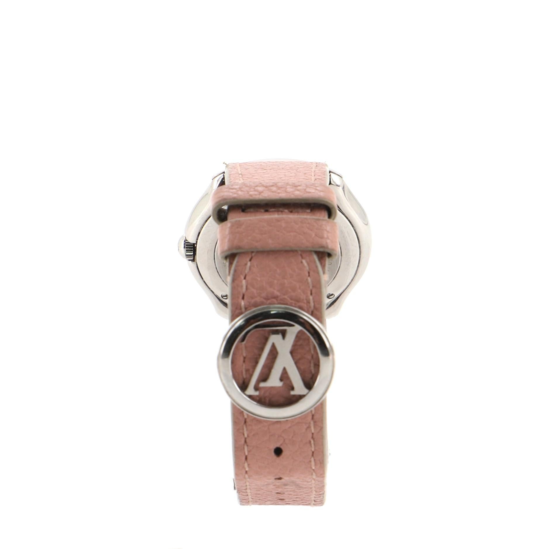 Condition: Fair. Moderate wear, marks and darkening on strap, scratches on hardware.
Accessories: No Accessories
Measurements: Case Size/Width: 31mm, Watch Height: 8mm, Band Width: 16mm, Wrist circumference: 6