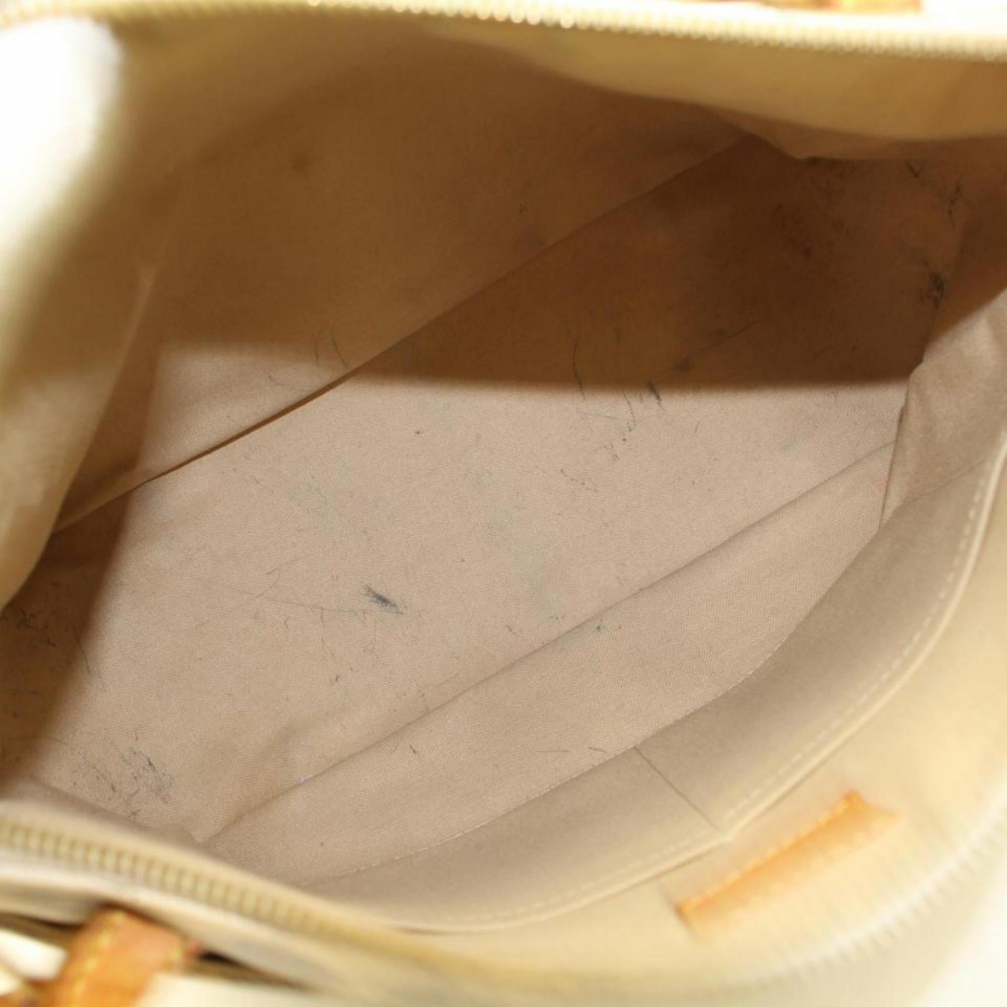 Louis Vuitton Figheri Damier Azur Pm 866456 White Coated Canvas Shoulder Bag For Sale 1