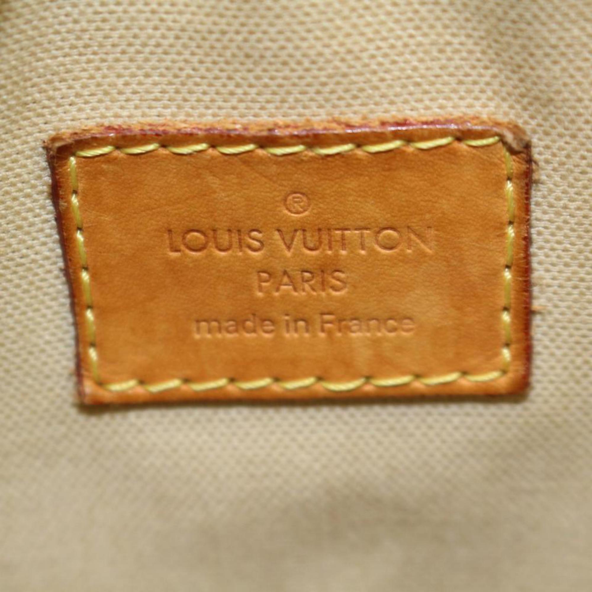 Louis Vuitton Figheri Damier Azur Pm 866456 White Coated Canvas Shoulder Bag For Sale 2