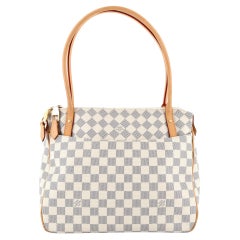 Noé cloth handbag Louis Vuitton White in Cloth - 13786119