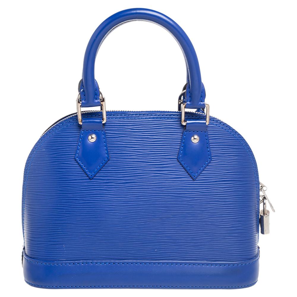 Louis Vuitton Figue Epi Leather Alma BB Bag 5