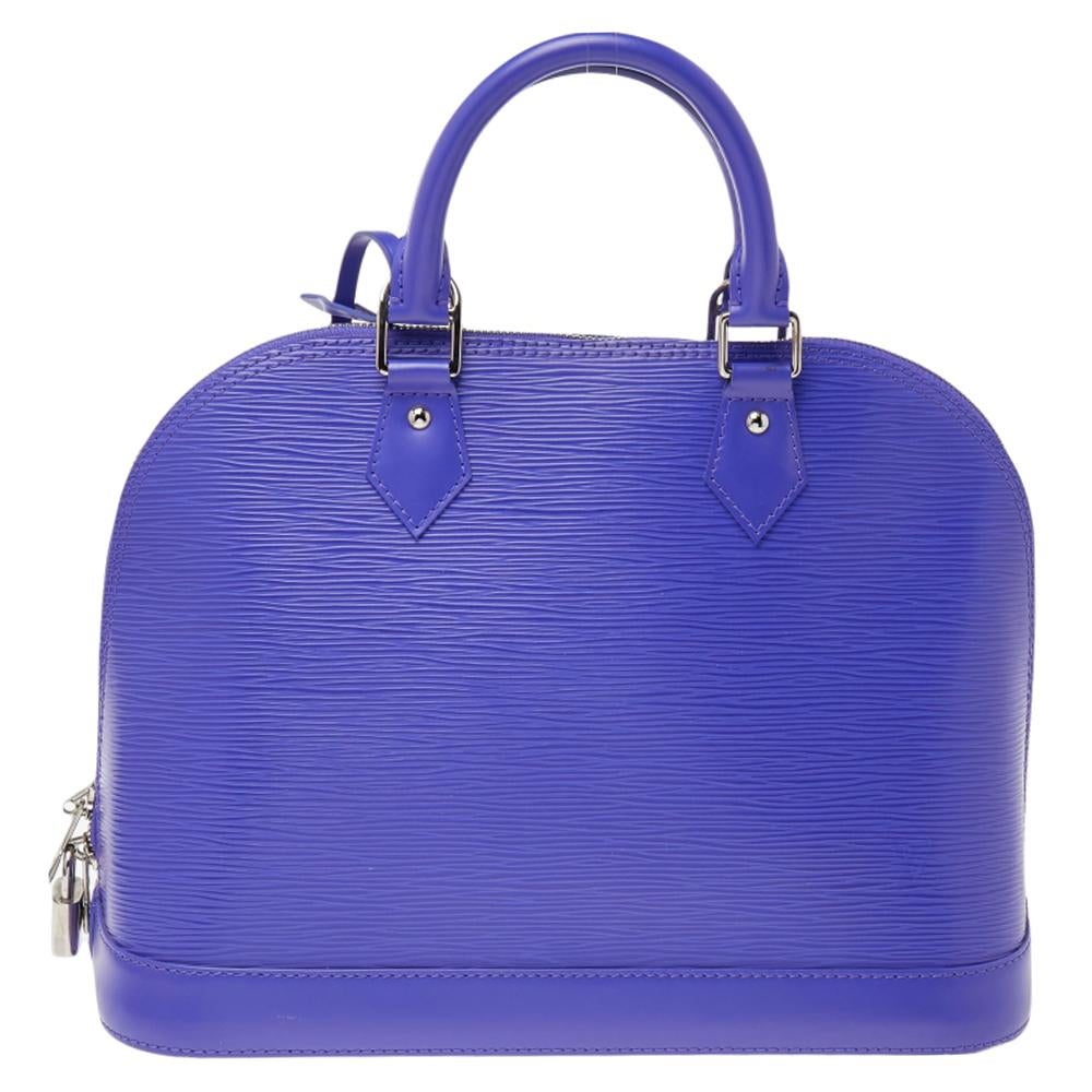 Louis Vuitton Figue Epi Leather Alma PM Bag 5