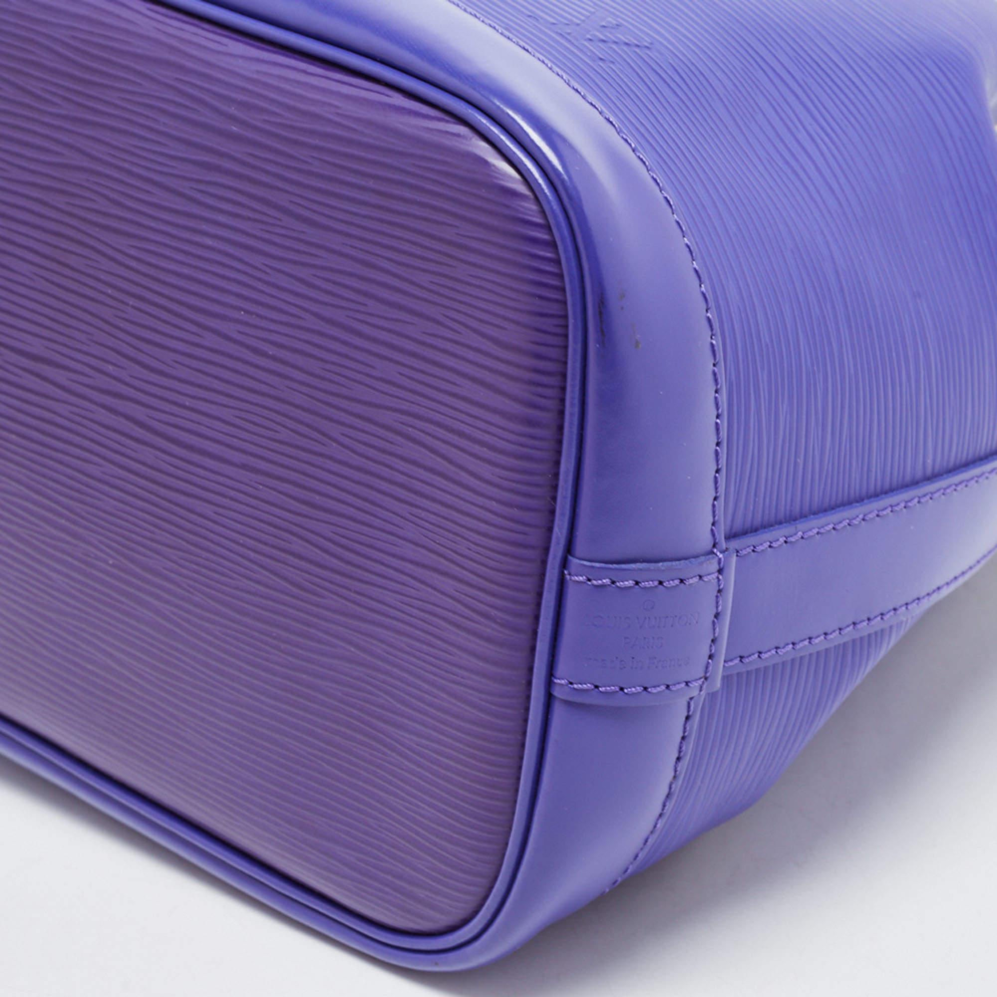 Neonoe-Tasche aus Leder von Louis Vuitton Figue Epi im Angebot 7