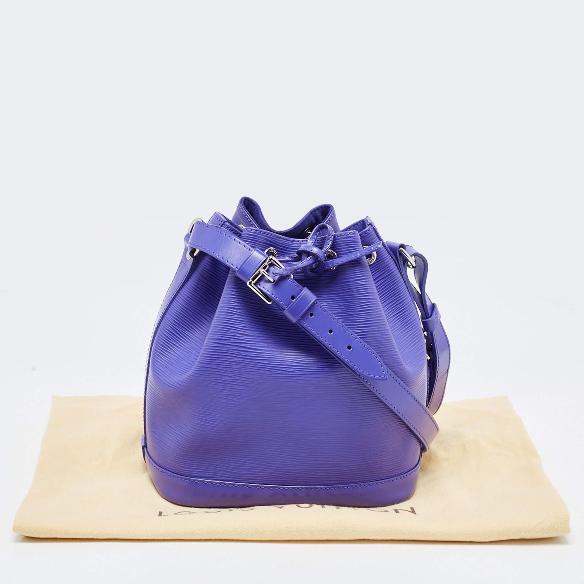 Neonoe-Tasche aus Leder von Louis Vuitton Figue Epi im Angebot 11