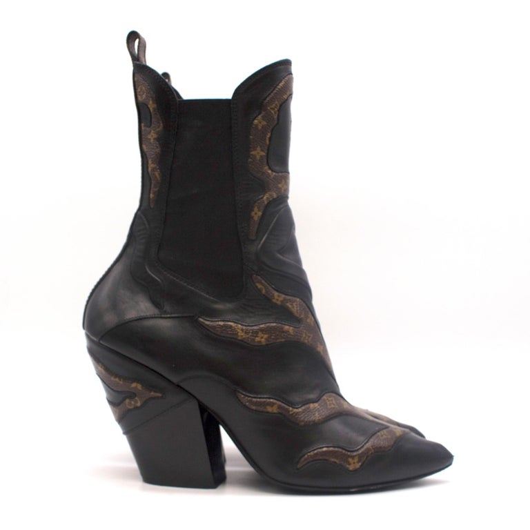 Fireball leather western boots