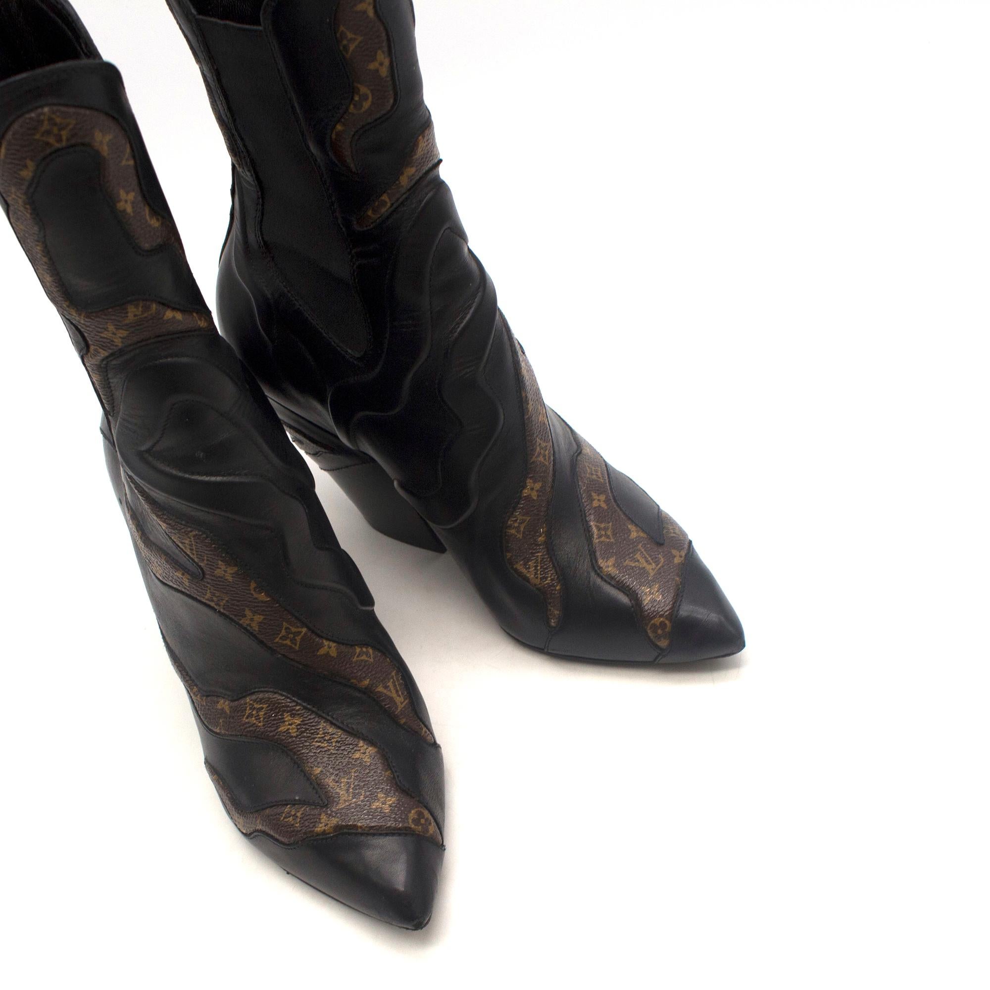 louis vuitton fireball ankle boot